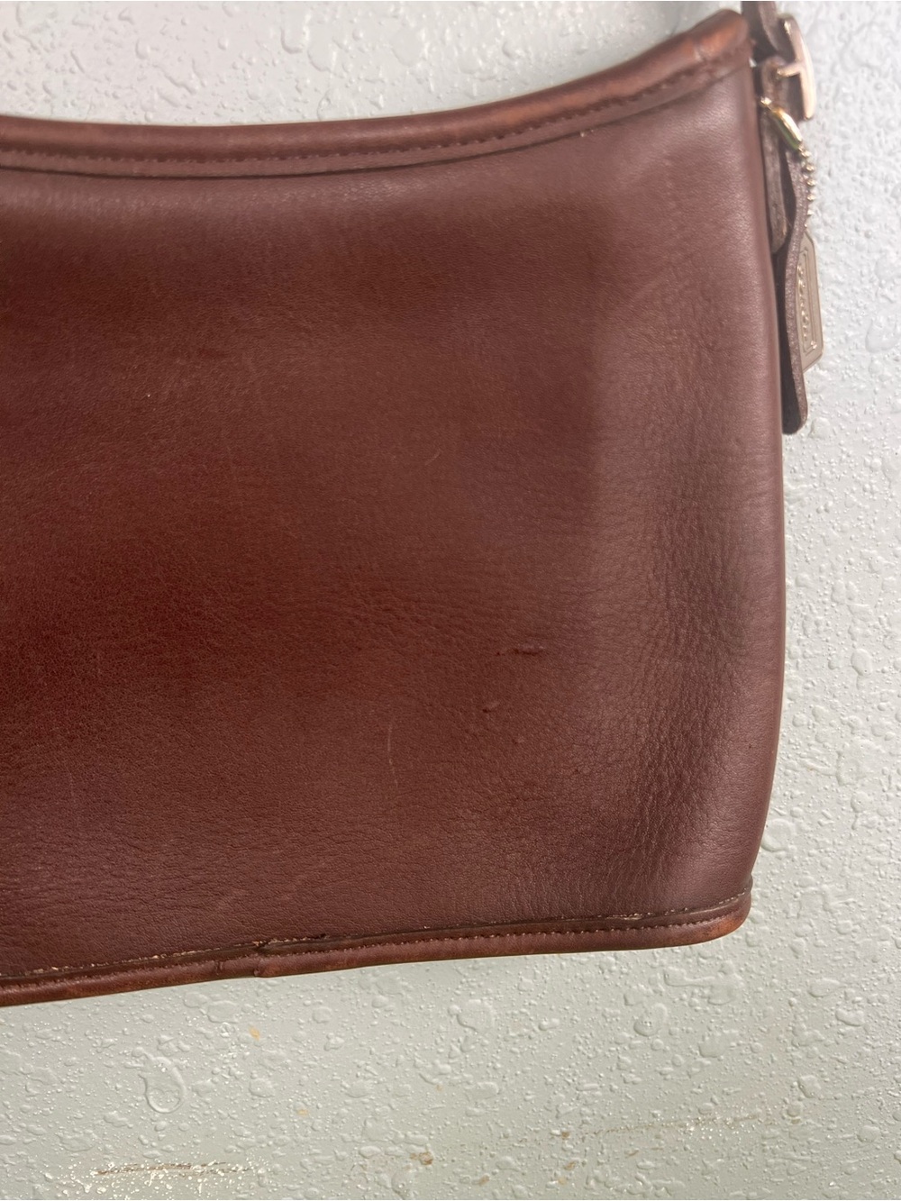 Vintage Coach Mambo Brown Leather Crossbody Bag G9C-9062 - Picture 8 of 16